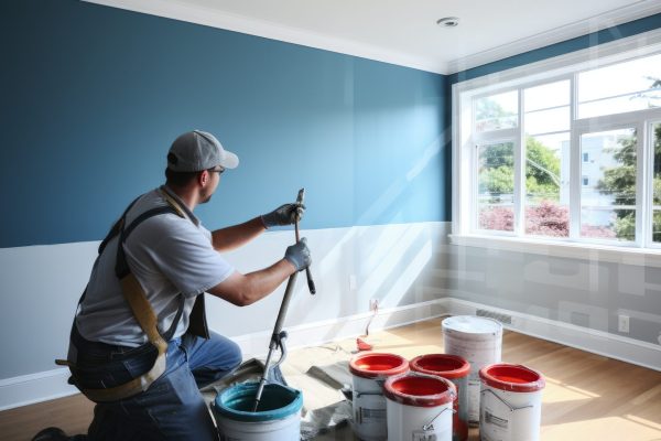 man-hat-is-cleaning-floor-with-paint-brush